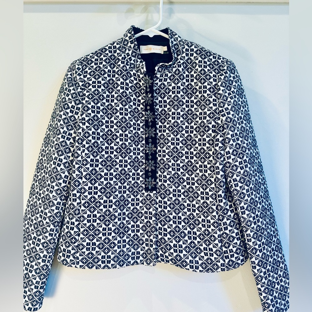 Tory Burch Women's Elegant Blazer size 4 Gorgeous!